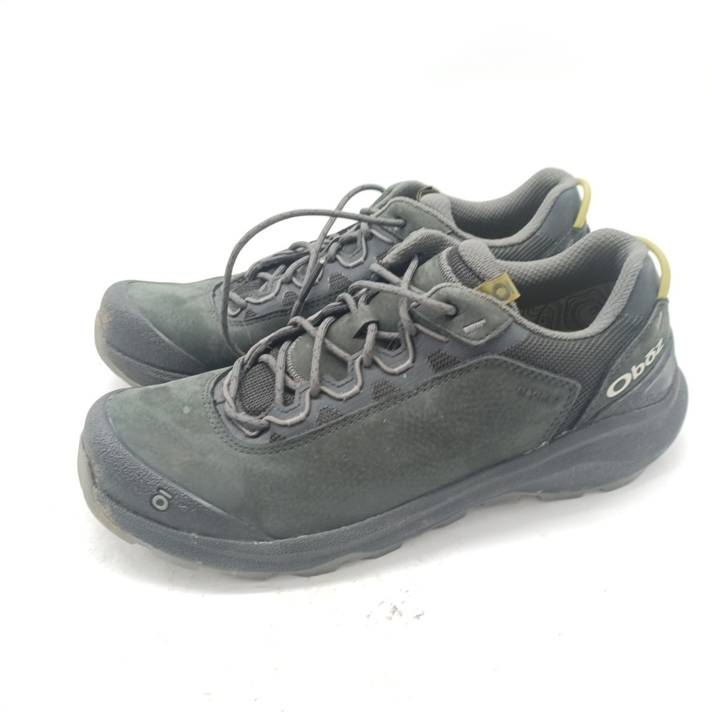 Oboz Katabatic Low B-DRY Waterproof Hiking Shoes Mens 9.5 Dark Shadow Green s2